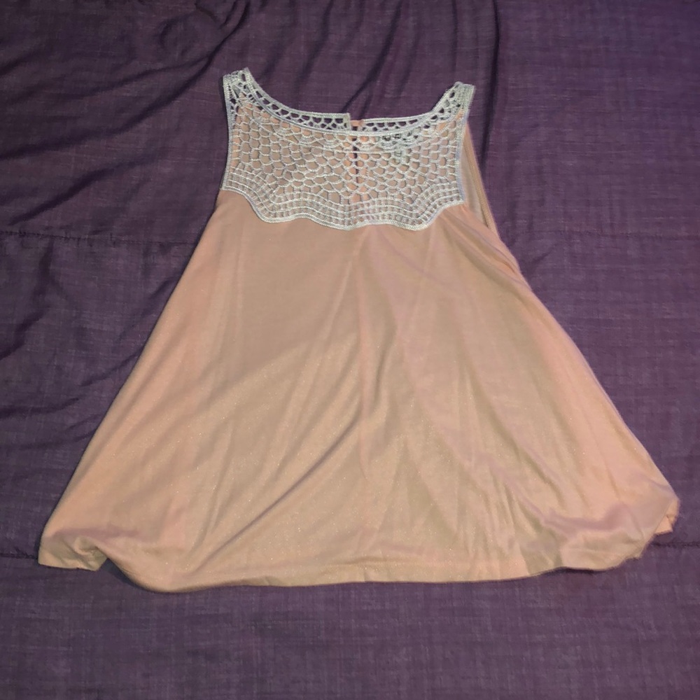 Never worn summery, shiny tank